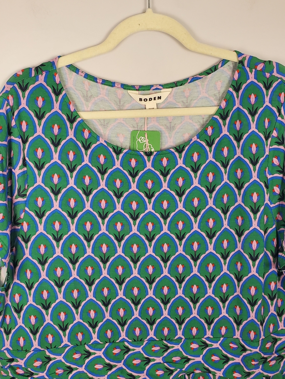 Boden Geometric Amelie Tulip Print Midi Dress Size 20R NWT - Picture 5 of 16